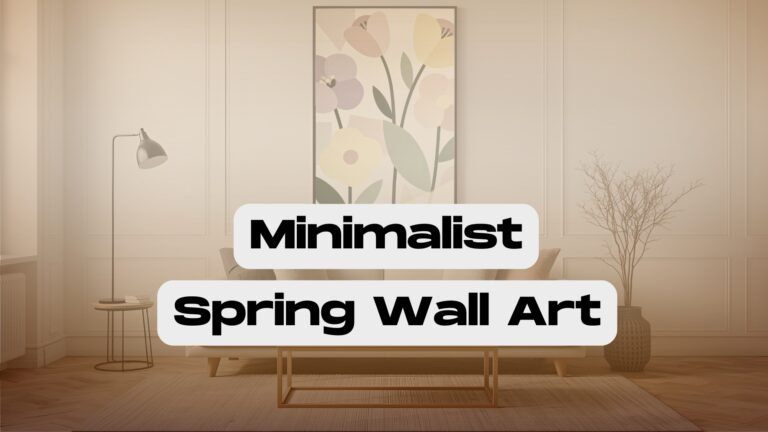 Read more about the article Minimalist Wall Art for the Spring to Love