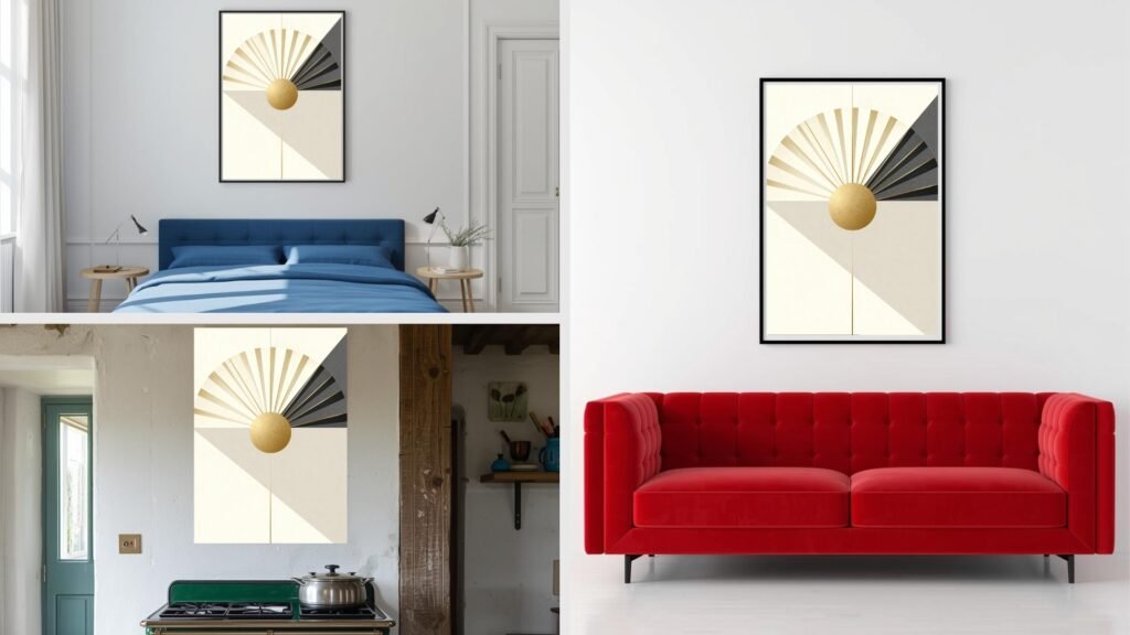 Deco Fan Wall Art Print Guide