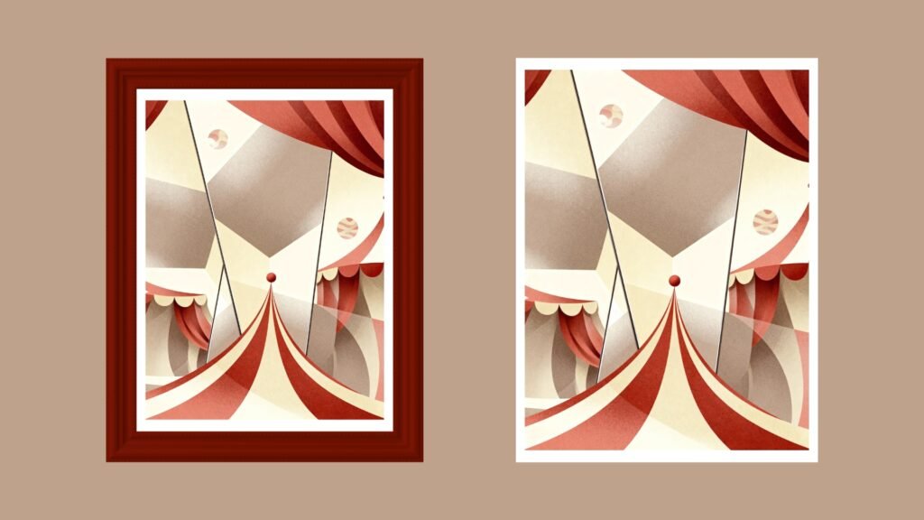 Funhouse Mirror Abstract