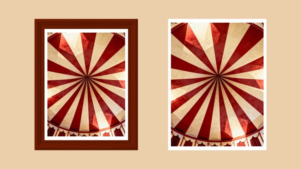 Graphic Ceiling Stripe