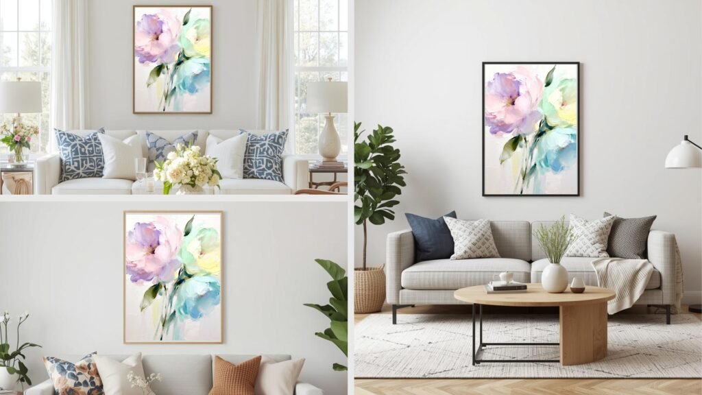 Spring Living Room Wall Art