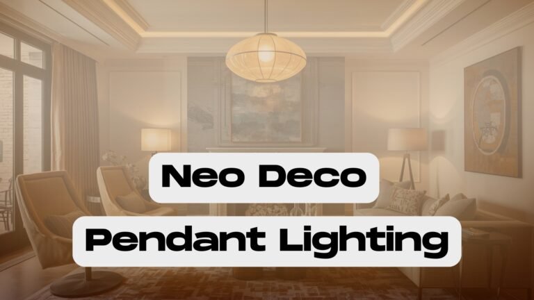 Read more about the article Neo Deco Pendant Lighting Secrets That Actually Energize Rooms